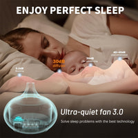 150ml Aroma Diffuser for Essential Oil, Office Essential Oil Diffusers for Home Youngsters, Cool Mist humidifier for Bedroom Quiet with Ambient Light, Waterless Auto Off Aromatherapy, 3 Timer Settings