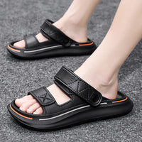 Summer Men Slippers EVA Soft-soled Platform Slides Unisex Sneaker Sandals Casual Beach Shoes Women Indoor Outdoor Flip Flops