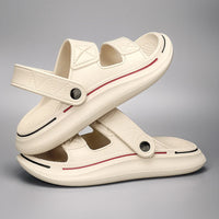 Summer Men Slippers EVA Soft-soled Platform Slides Unisex Sneaker Sandals Casual Beach Shoes Women Indoor Outdoor Flip Flops
