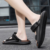 Summer Men Slippers EVA Soft-soled Platform Slides Unisex Sneaker Sandals Casual Beach Shoes Women Indoor Outdoor Flip Flops