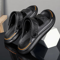 Summer Men Slippers EVA Soft-soled Platform Slides Unisex Sneaker Sandals Casual Beach Shoes Women Indoor Outdoor Flip Flops