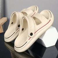 Summer Men Slippers EVA Soft-soled Platform Slides Unisex Sneaker Sandals Casual Beach Shoes Women Indoor Outdoor Flip Flops