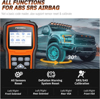 Foxwell NT630 Plus OBD2 Scanner OBD 2 ABS Airbag SRS SAS Crash Data Reset Auto ODB2 Car Diagnostic Tools OBD Automotive Scanner