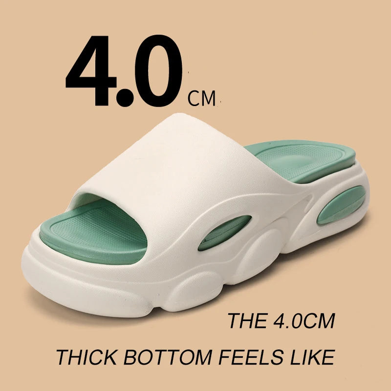 Evshine EVA Thick Sole Sandals For Women Non-Slips Bathroom Slippers Women Men Fashion Flip Flops Unisex Home Shoes For Outdoor