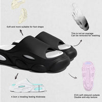 Evshine EVA Thick Sole Sandals For Women Non-Slips Bathroom Slippers Women Men Fashion Flip Flops Unisex Home Shoes For Outdoor