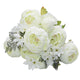 1Bunch European Artificial Peony Flowers Silk Fake Flowers Wedding Party Home Decoration Flower Bouquet Wreath DIY Scrapbooking