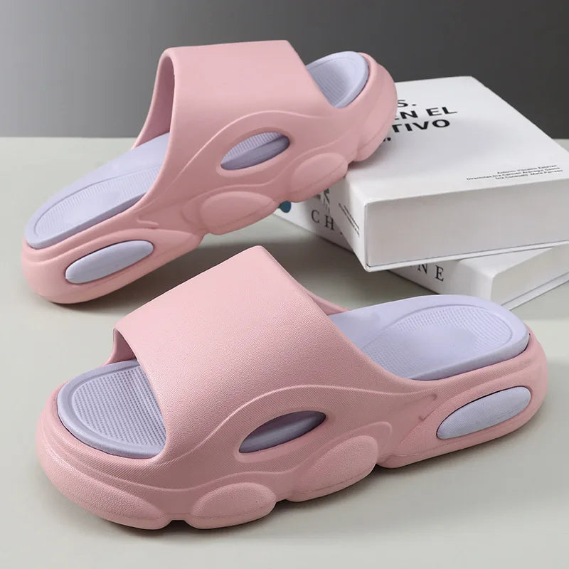 Evshine EVA Thick Sole Sandals For Women Non-Slips Bathroom Slippers Women Men Fashion Flip Flops Unisex Home Shoes For Outdoor