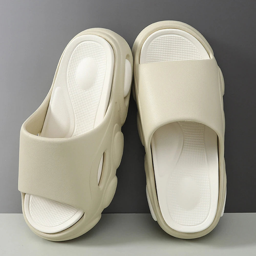 Evshine EVA Thick Sole Sandals For Women Non-Slips Bathroom Slippers Women Men Fashion Flip Flops Unisex Home Shoes For Outdoor