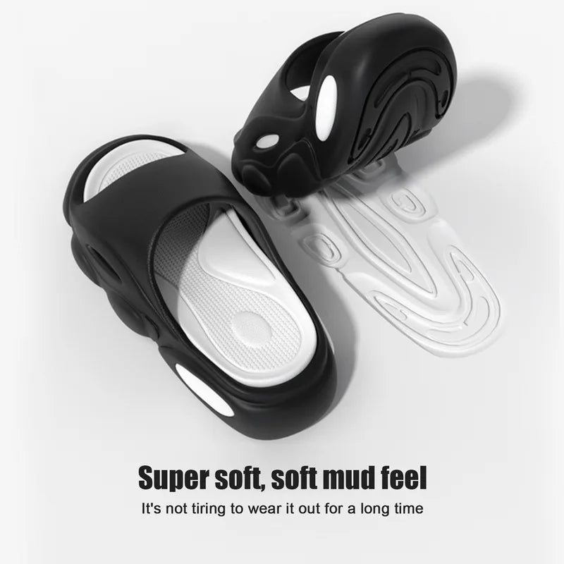 Evshine EVA Thick Sole Sandals For Women Non-Slips Bathroom Slippers Women Men Fashion Flip Flops Unisex Home Shoes For Outdoor