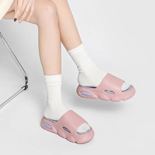 Evshine EVA Thick Sole Sandals For Women Non-Slips Bathroom Slippers Women Men Fashion Flip Flops Unisex Home Shoes For Outdoor