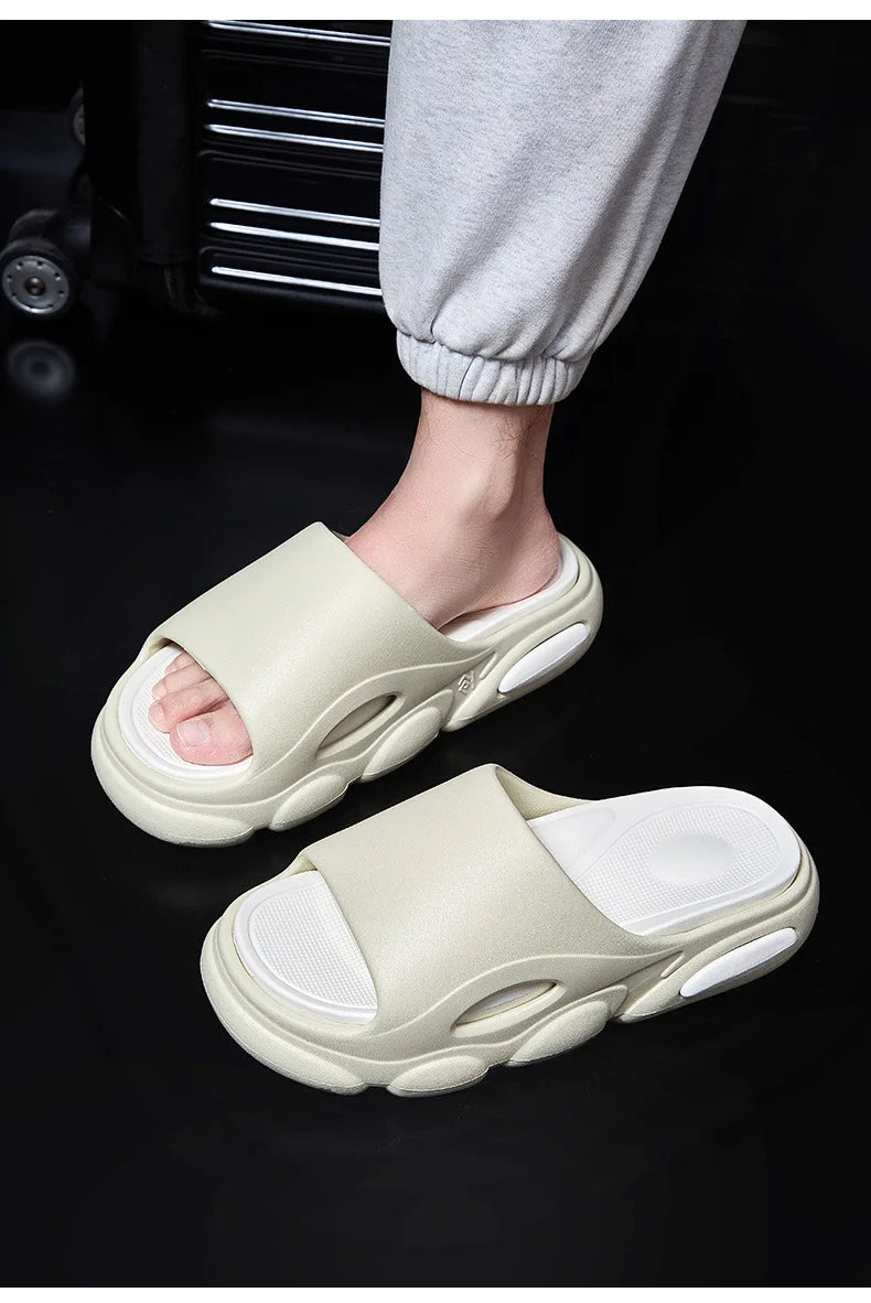Evshine EVA Thick Sole Sandals For Women Non-Slips Bathroom Slippers Women Men Fashion Flip Flops Unisex Home Shoes For Outdoor